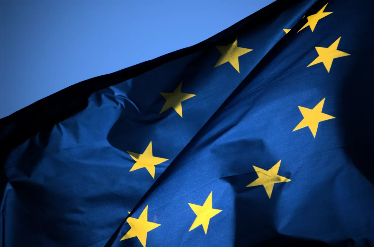 Bild von EU-Flagge