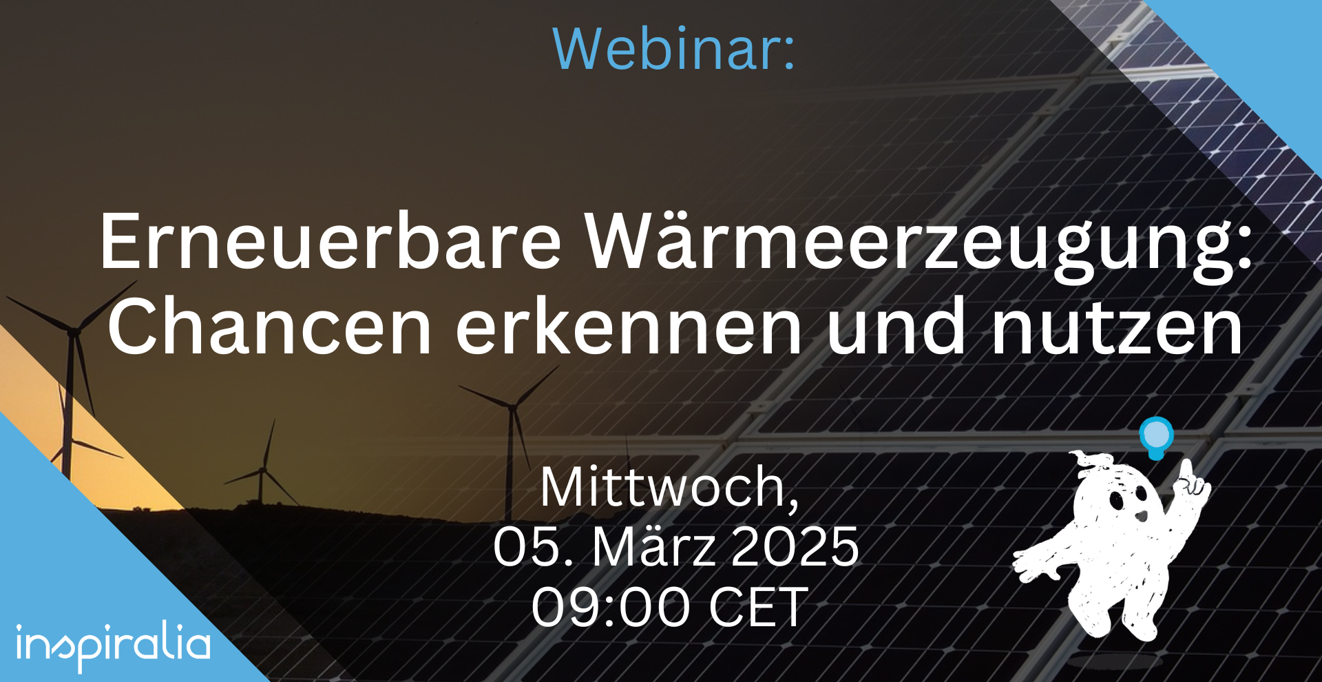 Webinar: Erneuerbare Wärmeerzeugung: Chancen erkennen und nutzen